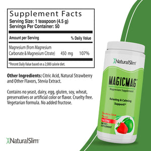 MAGICMAG® Strawberry-Lime | Magnesium Supplement | Relaxing and Calming Support